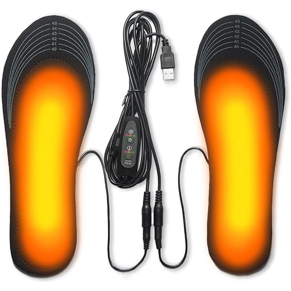 発熱中敷きー暖かくなるインソール Amazon.co.jp: 【2024年新登場】電熱インソール 中敷き usb 充電