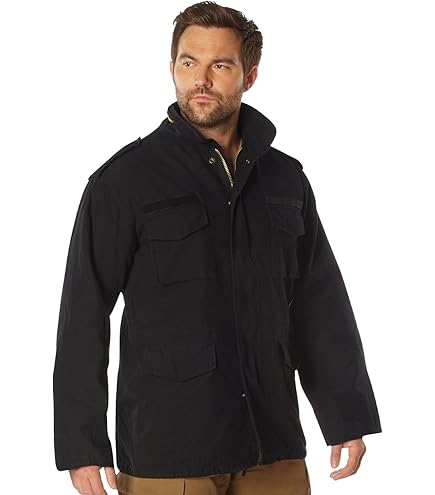 Amazon.co.jp: Rothco(ロスコ) M-65 フィールドジャケット S ブラック