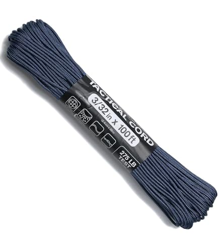 275 Tactical Paracord Reflective Red Made In The USA Polyester/Nylon (50 Ft