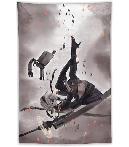 【希少品】NieR Automata ポスター　タペストリー　ニーアオートマタ Amazon.co.jp: KAPOK ニーア オートマタ NieR:Automata タペストリー