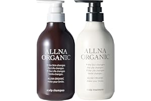 [ 頭皮環境を整える ] オルナ オーガニック シャンプー トリートメント セット スカルプタイプ 無添加 [ ハーバルウッドの香り ] バス用品セット頭皮ケア 保湿成分 日本製 (ボトル・各500ml)