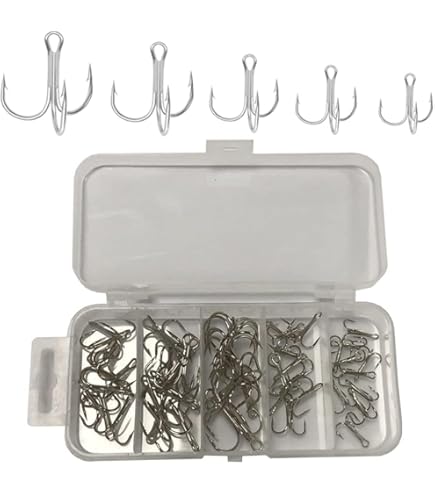 Amazon | 60 個の釣り用スプリットリング、釣り用 8 の字リング