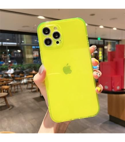 Amazon.co.jp: ネオン蛍光耐衝撃ケース iPhone 15 14 13 12 11 Pro Max