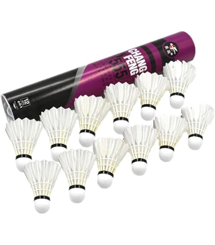 Amazon | [ティゴラ] バドミントン 練習用シャトル 水鳥羽根シャトル