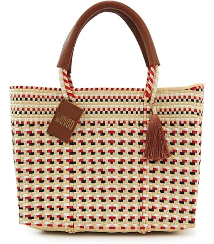 Amazon.co.jp: オアハカ産 メルカドバッグ メキシコ ブラウン系