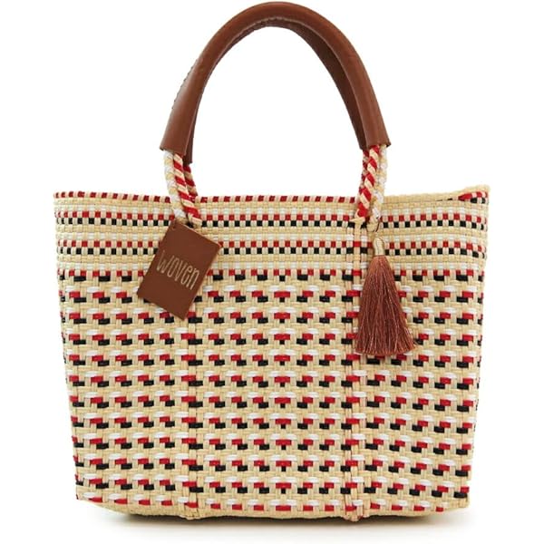 Amazon | [WOVEN ウーヴン] メキシコ製 バスケットバッグ【TALL