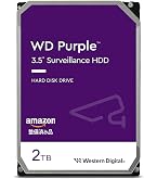Amazon | Western Digital 2TB WD パープル 監視 内蔵ハードドライブ