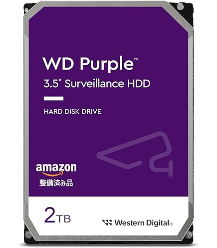 Western Digital WD Purple 2TB 3.5インチ HDD
