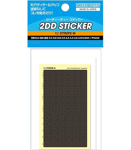 Amazon | ハイキューパーツ 2DDステッカー 03 パンチングプレート S 1