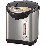 タイガー魔法瓶(TIGER) 電気ポット 省スチーム 節電タイマー VE 保温 とく子さん 2.2L ブラウン PIL-A220-T