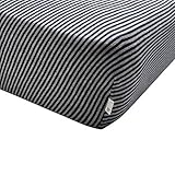 Burt's Bees Baby Classic Stripe Fitted Crib Sheet - Blueberry by Burt's Bees Baby [並行輸入品]