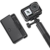 DJI Osmo Action 3 Adventure Combo - 4K Action Cam, 4K/120fps, Super Wide Field of View, HorizonSteady, Cold Resistant and Dur