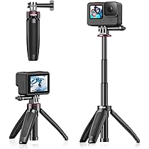 Amazon | Ulanzi 自撮り棒 GoPro用 セルカ棒 3段伸縮 3way自撮り棒 