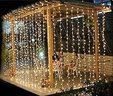 Lightess LED Curtain String Fairy Lights - 600 LEDs [並行輸入品]