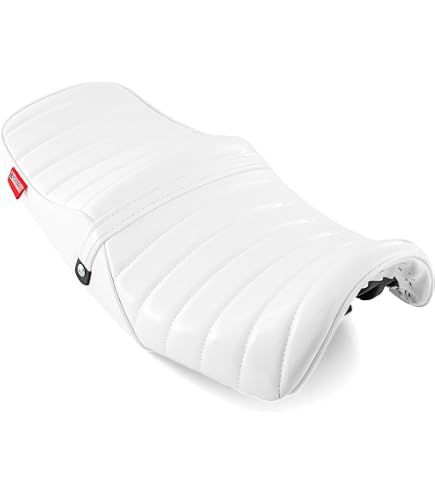 Amazon | XJR400 前期 鋲打ち 白皮 タックロールシート/ホワイト 白