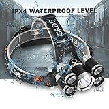 NEW 12000Lm XML T6 5 LEDヘッドライトヘッドランプヘッドランプライト4モードトーチ