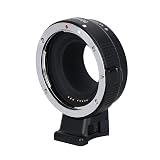 Commlite CM-EF-EOS M オートフォーカスレンズマウントアダプター EF/EF-SレンズからCanon EOS M (EF-Mマウント) ミラーレスカメラレンズコンバーターリング Canon EOS M1 M2 M3 M5 M6 M10 M50 M100用