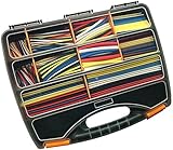 Assorted Heat Shrink KIT - 590 Pieces - 2:1 Shrink Ratio - Size Range: 3/64" to 1" - Color: Multicol