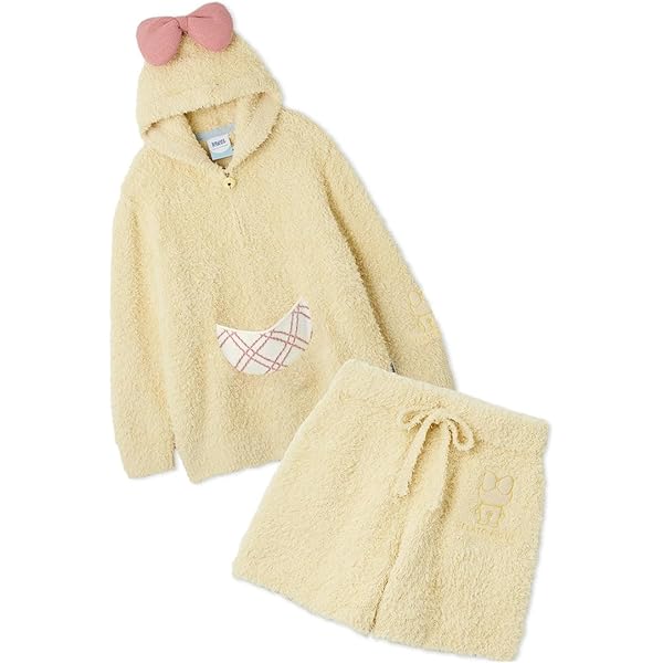 【美品】gelato pique ドラミちゃん　ジャガードパーカー　ジェラピケ ジェラートピケ gelato pique 【ドラえもん】【レディース】ジャガード
