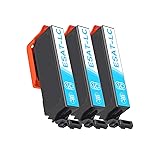 Karasaki SAT 互換インク エプソン用 EPSON用 SAT インク サツマイモ インク SAT-LC ラトー シアン 3個 対応機種:EP-712A EP-813A EP-713A EP-814A EP-714A EP-815A EP-715A EP-816A EP-716A EP-812A【大容量/残量表示対応/個包装】