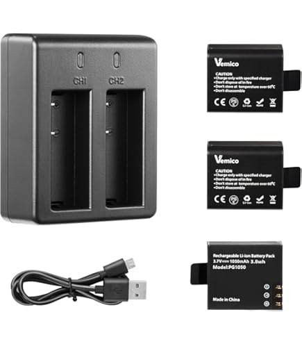 Amazon | GOOKAM Go2アクションカメラ4K 30fps 20MP解像度 170°広角