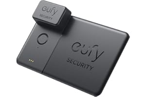 (Upgraded Version) Anker Eufy SmartTrack Card E30 (Rechargeable Lost Prevention Tracker), Charging, Compatible with Apple Find (iOS Devices Only), Anti-Lost Tag, Smart Tracker, Smart Tracker, Find