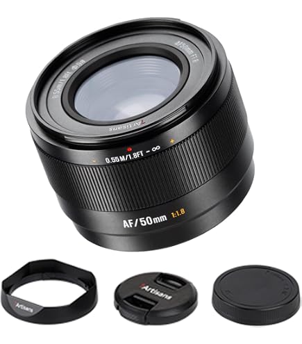 Amazon.co.jp: 7Artisans AF 50mm F1.8カメラ レンズ Xマウント APS-C