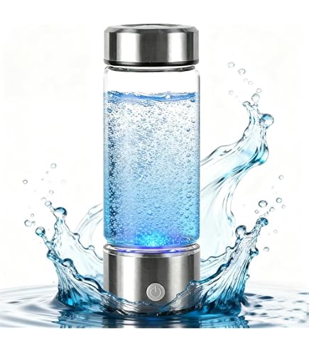 Amazon | 水素水生成器、5000PPB携帯式水素水 高濃度、水素イオン