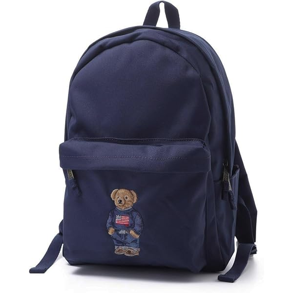 【ポロラルフローレン リュック】バックパック ポロベアーネイビー レディース Amazon.co.jp: [ポロラルフローレン]リュック バックパック ポロベアー