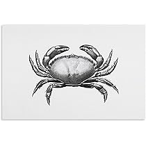 絵　絵画　水墨画　蟹　カニ　動物　心鏡　プレゼント　パーティー 9e6288db257dfde61de6628e8dd214