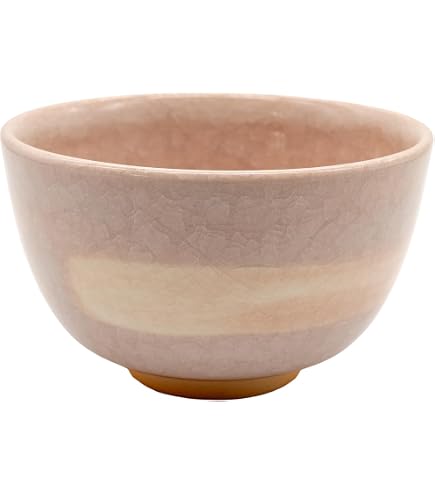 Amazon｜京焼 清水焼 林山窯 抹茶碗 ピンク流し MK-11｜抹茶碗