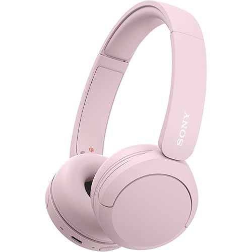 Sony WH-CH520 Wireless Headphones, Light Comfortable, on-Ear Style, Clear Voice Calls, 50 Hours Battery Life, Quick Charge, M