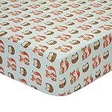 Clever Fox Fitted Crib Sheet by Little Haven by Little Haven
