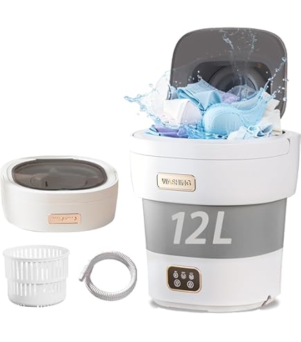 Amazon.co.jp: インダストリーコーワ 折りたたみ洗濯機 11L グリーン