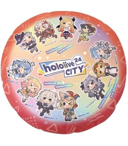 Amazon.co.jp: ホロ*ライブ #holo*live IF petit ラウンドクッション