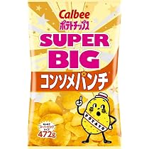 Amazon.co.jp: カルビー ポテトチップス SUPER BIG うすしお味 500g