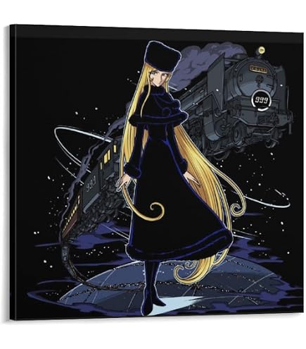 Amazon.co.jp: 銀河鉄道999 松本零士 アートパネル アートフレーム