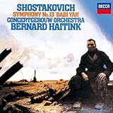 ショスタコーヴィチ:交響曲第13番「バビ・ヤール」