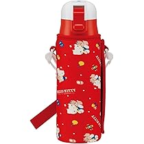 ハローキティ 子ども用水筒 水筒 キッズ 360ml キャラクター 直飲み ワンタッチ おしゃれ