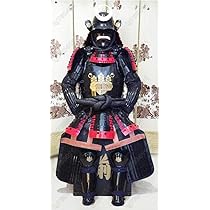 Amazon.co.jp: ウェアラブル甲冑スーツ鎧 武士 鉄二枚戸太陽黒