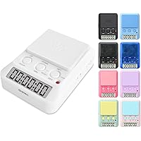 dretec(ドリテック) 勉強タイマー タイムアップ2 消音 T-580WTDI ホワイト