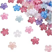 ☆ビーズ 花弁 はなびら 約20個入り ハンドメイド 手芸 ピンク 桜 ☆ビーズ 花弁 はなびら 約20個入り ハンドメイド 手芸 ピンク 桜