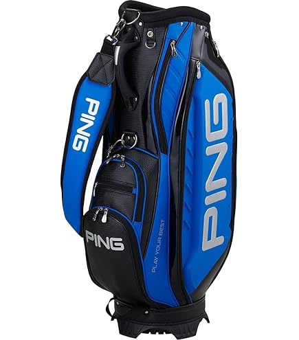【美品】【希少】PING カートバッグ DLX 黒/青 USオーダー 2015年 Amazon | PING DLX カートバッグ 2019 (ブラック) | Ping