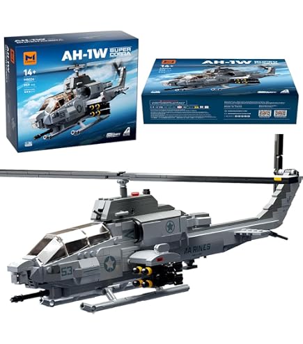 Amazon.co.jp: JMBricklayer CH-53 ヘリコプタービルディングセット