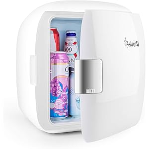 AstroAI 冷蔵庫 小型 冷温庫 ミニ冷蔵庫 9L 化粧品 小型でポータブル 家庭 車載 保温 保冷 2電源式 便利な携帯式 コンパクト 小型冷蔵庫 日本語説明書 3年保証付き M090W 母の日ギフト