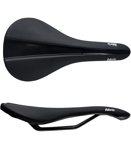 Fabric Scoop Elite Shallow Bike Saddle - Cro-Mo Rails For Road & MTB (Black/Green)