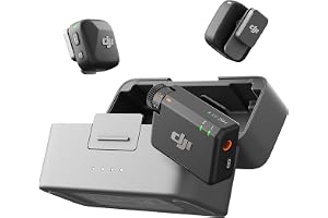 DJI Mic Mini(2 TX + 1 RX + 充電ケース) ピンマイク 無線 超軽量 クリア音声 | 48時間使用 ノイズキャンセリング 自動制限機能 カメラ/iPhone/Android用ワイヤレスマイク Vlog撮影 ストリーミング