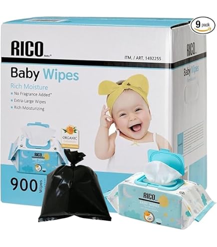 Amazon.co.jp: コストコ RICO 赤ちゃん用 お尻拭き BABY WIPES 大容量