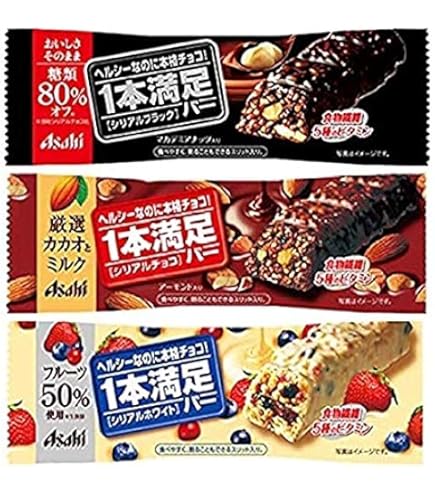 Amazon | アサヒグループ食品 1本満足バー シリアルホワイト 1本×9個