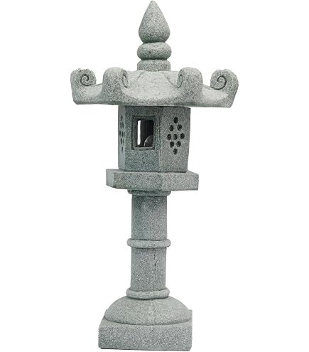 石仏 五輪塔 自然石 仏塔 神社 仏閣 古民具 古道具 灯篭 石灯籠 Amazon.co.jp: 【自然石】石灯籠30.5㎝石造オブジェ造園ガーデニング